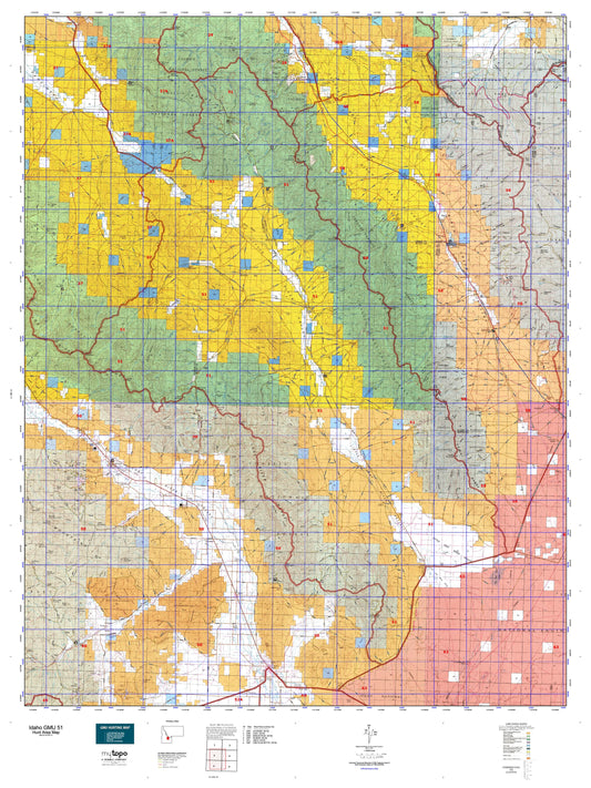 Idaho GMU 51 Map Image