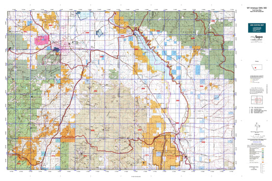 Montana Antelope GMU 380 Map Image