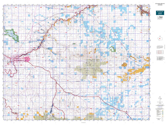 Montana Antelope GMU 470 Map Image
