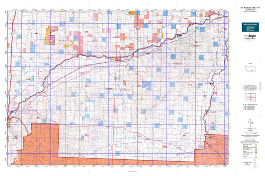 Montana Antelope GMU 511 Map Image