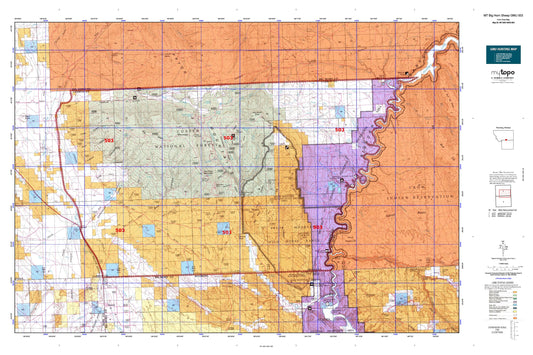 Montana Big Horn Sheep GMU 503 Map Image