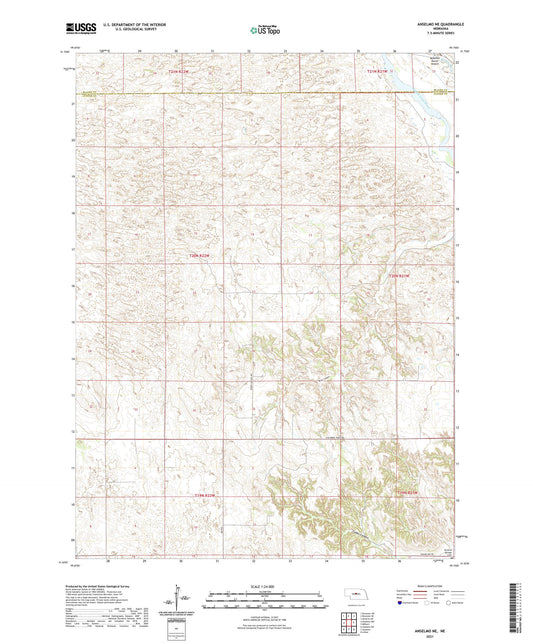 Anselmo NE Nebraska US Topo Map Image