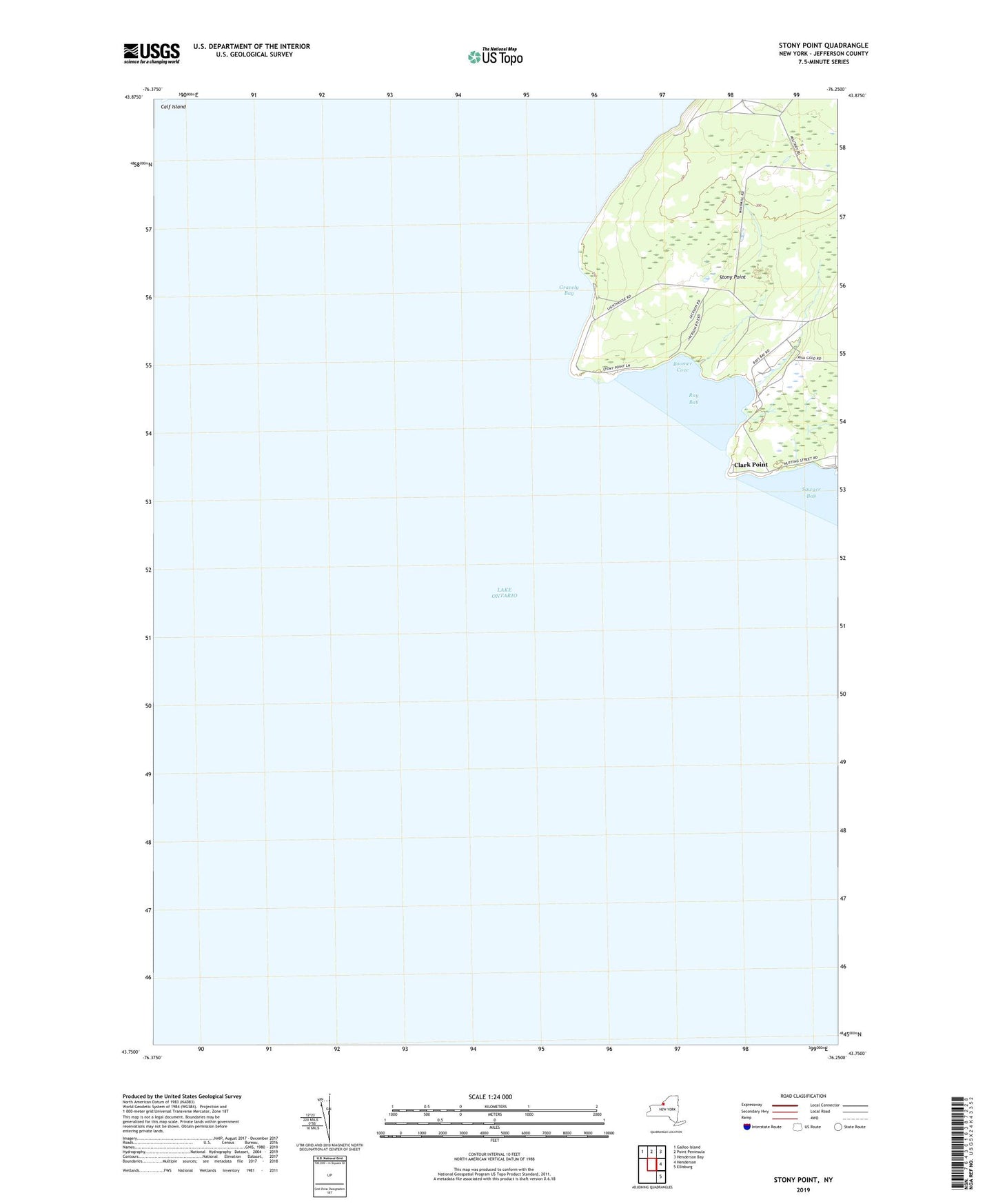 Stony Point New York US Topo Map Image