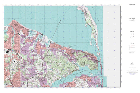 Sandy Hook MyTopo Explorer Series Map Image