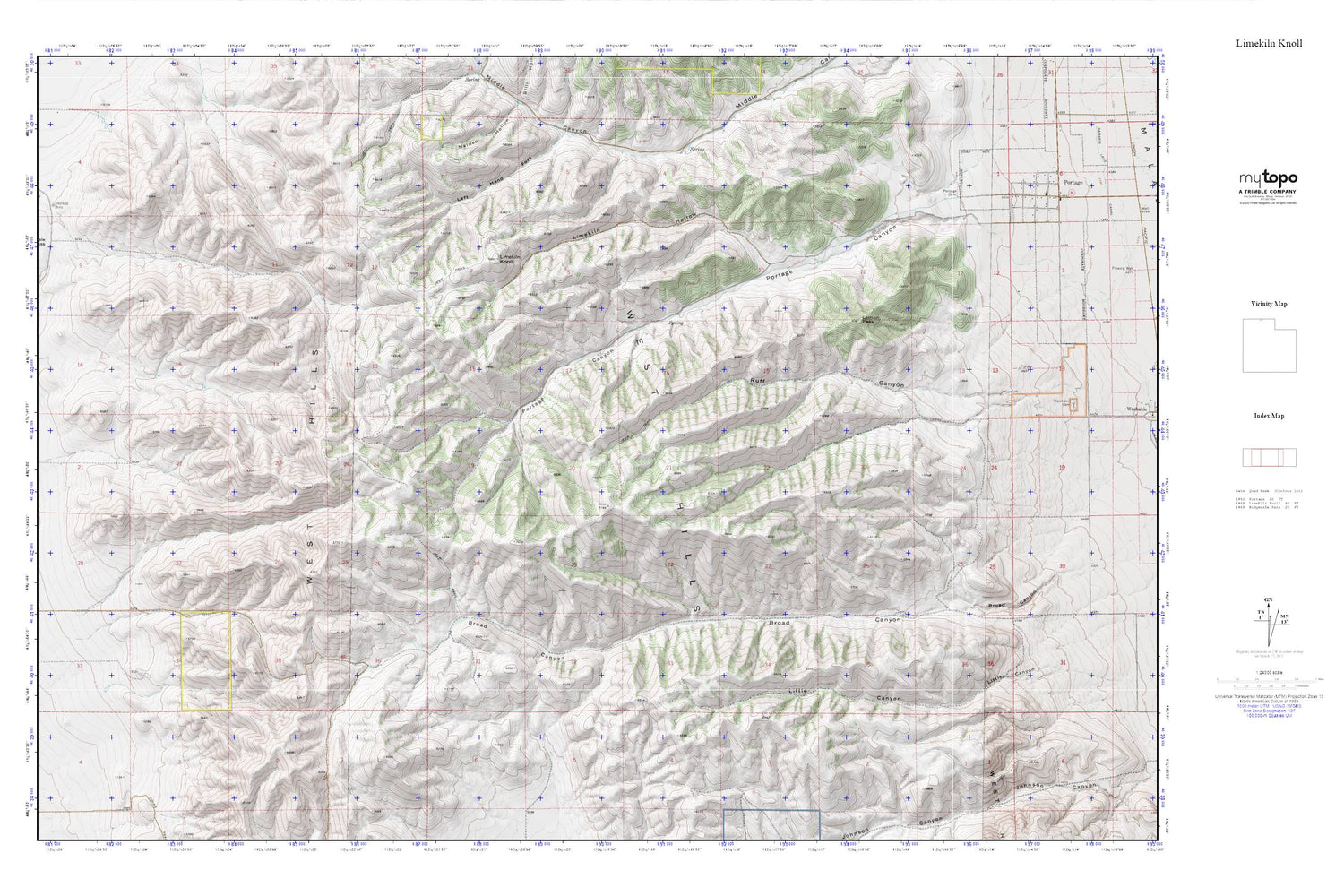 Sniper Country MyTopo Explorer Series Map Image