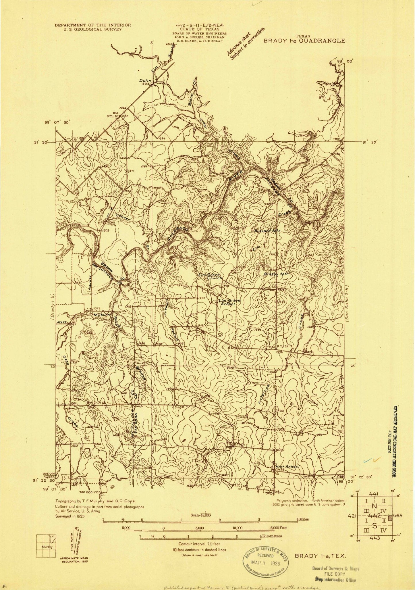 Classic USGS Elm Grove Texas 7.5'x7.5' Topo Map Image