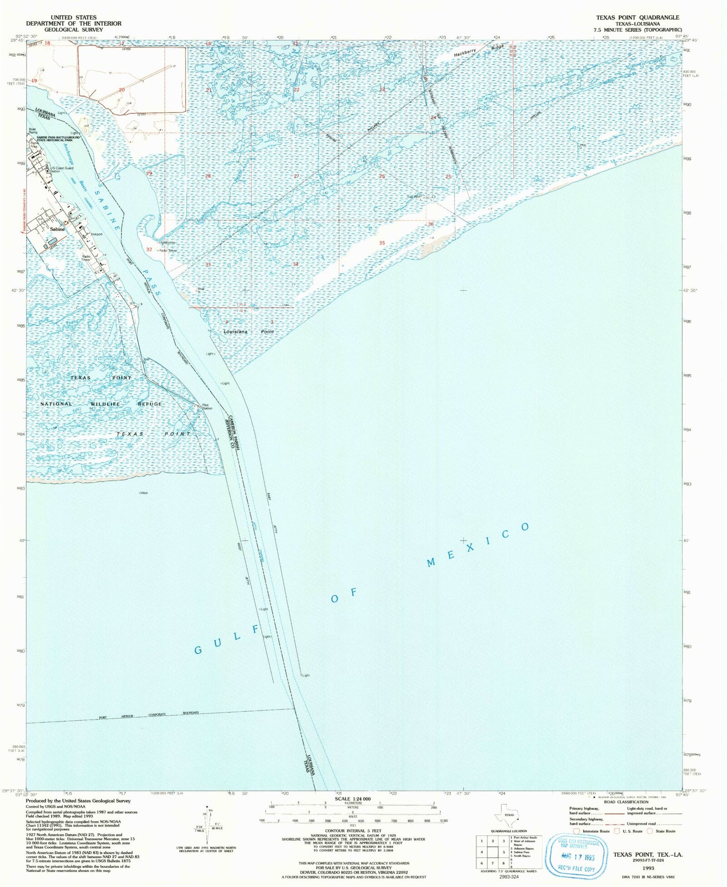 Classic USGS Texas Point Texas 7.5'x7.5' Topo Map Image