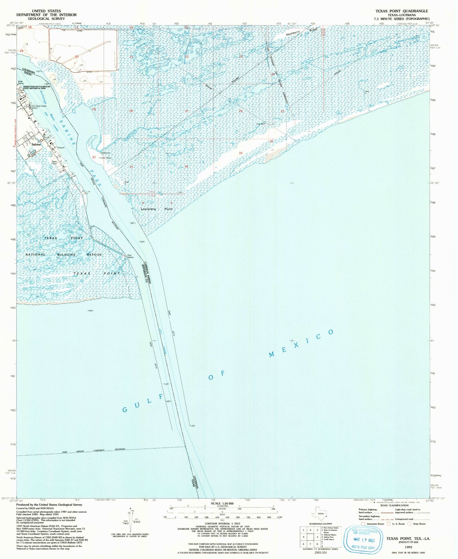 Classic USGS Texas Point Texas 7.5'x7.5' Topo Map Image
