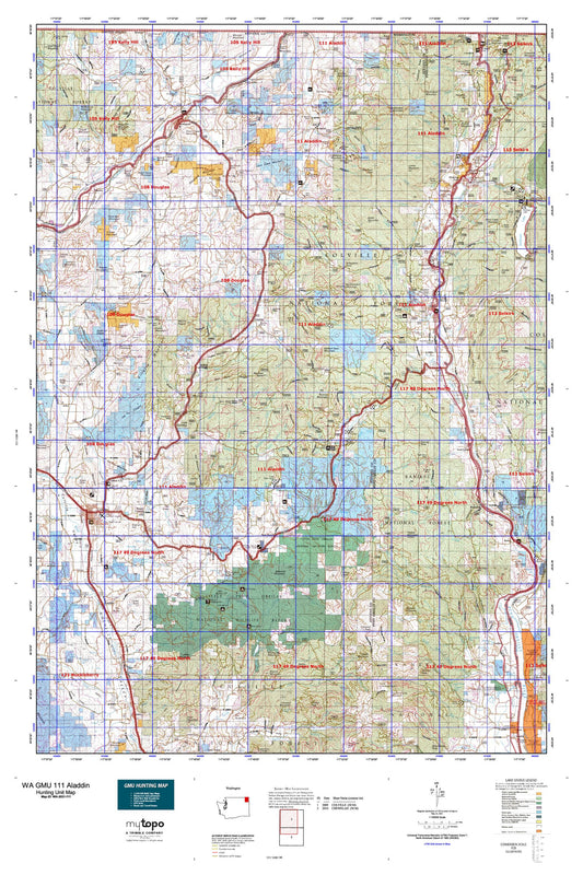 Washington GMU 111 Aladdin Map Image