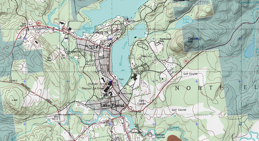 Lake Placid, NY MyTopo Explorer Series Map