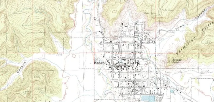 Map. Text Path Classic Quad Utah – MyTopo Map Store