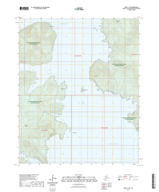 Adak C-1 SW Alaska US Topo Map Image