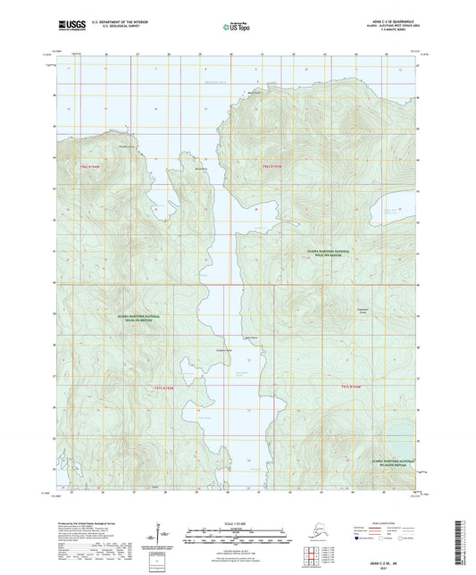 Adak C-2 SE Alaska US Topo Map Image