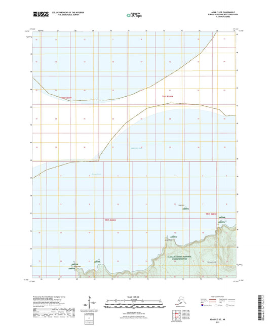 Adak C-5 SE Alaska US Topo Map Image