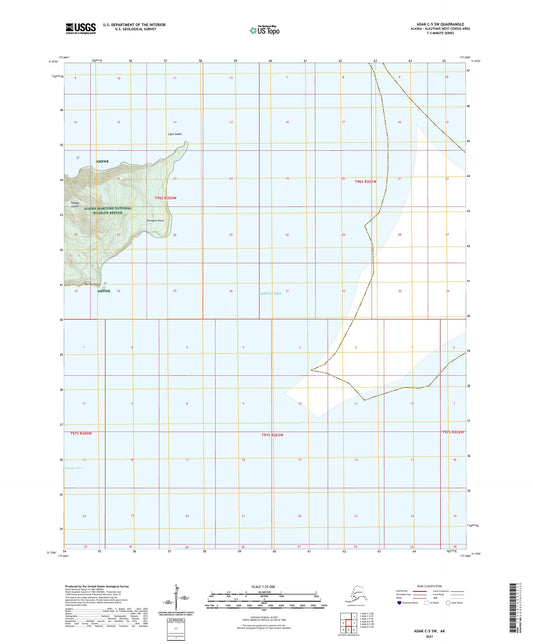 Adak C-5 SW Alaska US Topo Map Image