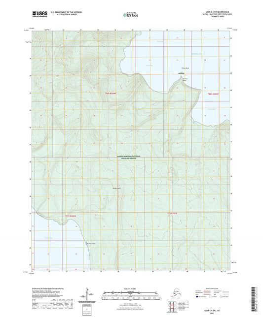 Adak C-6 SW Alaska US Topo Map Image