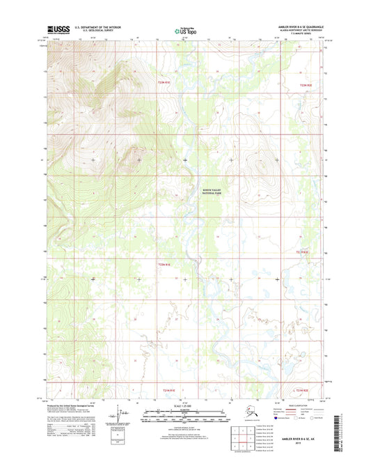 Ambler River B-6 SE Alaska US Topo Map Image