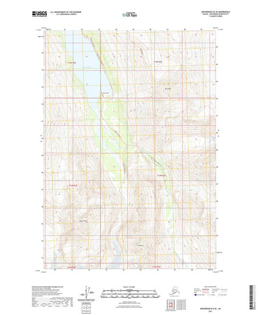 Anchorage B-6 SE Alaska US Topo Map Image