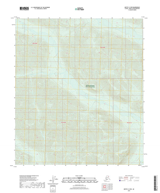 Arctic C-2 NW Alaska US Topo Map Image