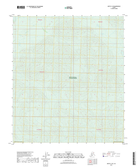 Arctic C-2 SE Alaska US Topo Map Image