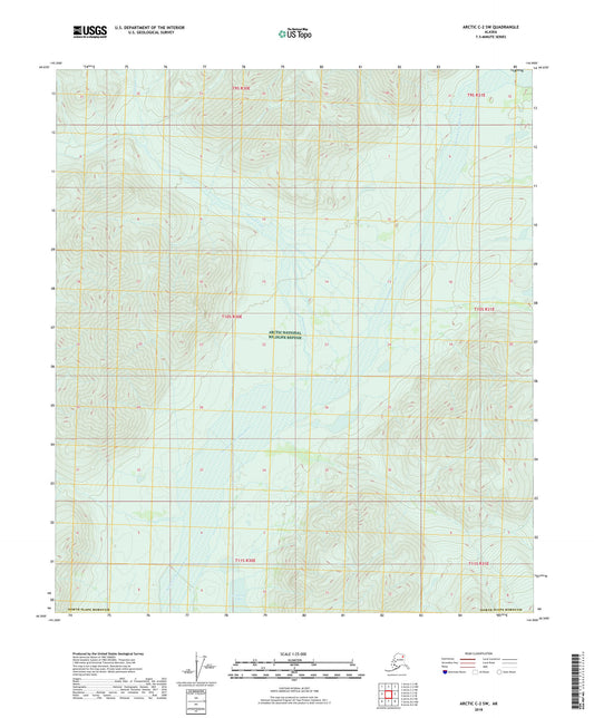 Arctic C-2 SW Alaska US Topo Map Image
