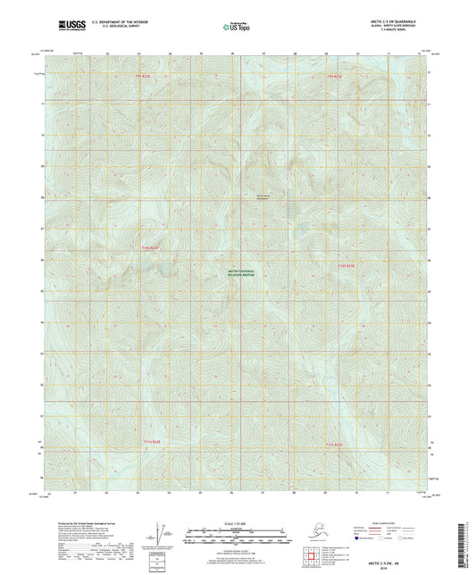 Arctic C-5 SW Alaska US Topo Map Image