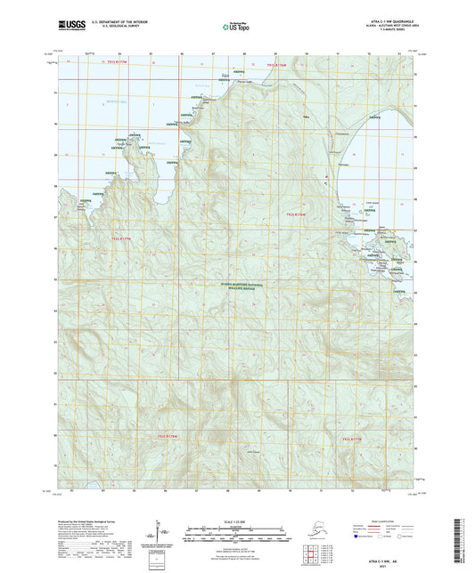 Atka C-1 NW Alaska US Topo Map Image