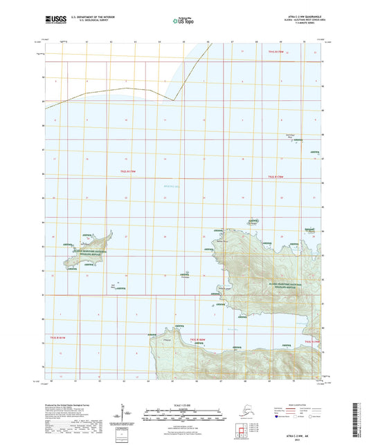 Atka C-2 NW Alaska US Topo Map Image