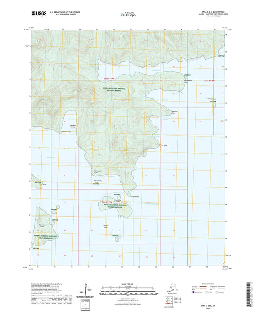 Atka C-2 SE Alaska US Topo Map Image