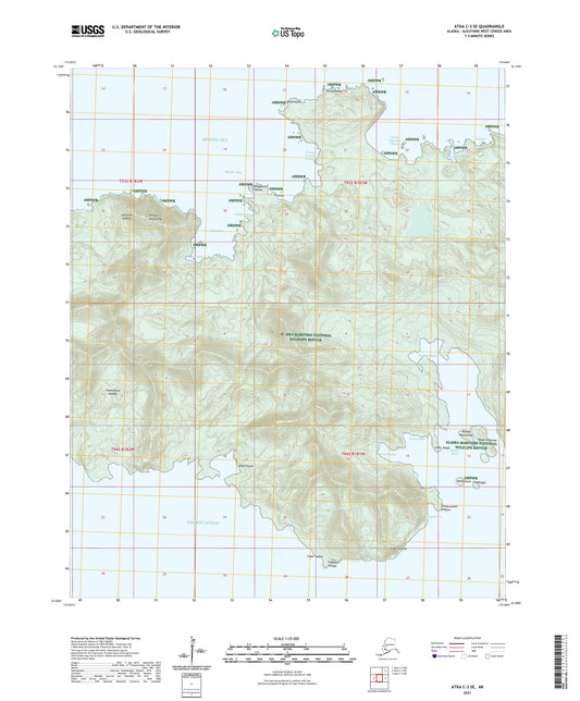 Atka C-3 SE Alaska US Topo Map Image