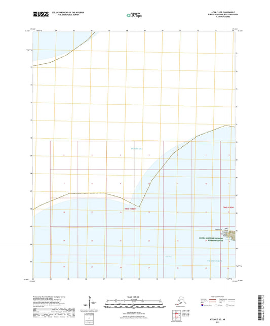 Atka C-5 SE Alaska US Topo Map Image