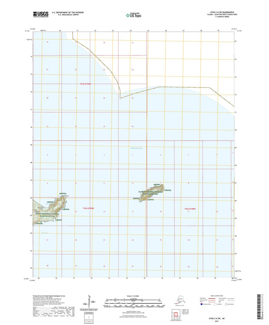 Atka C-6 SW Alaska US Topo Map Image