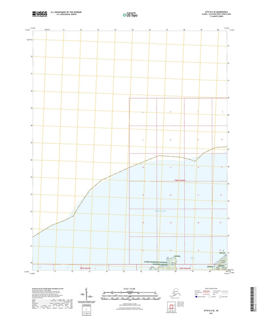Attu B-2 SE Alaska US Topo Map Image