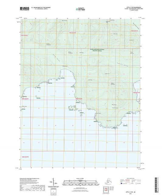 Attu C-3 SW Alaska US Topo Map Image