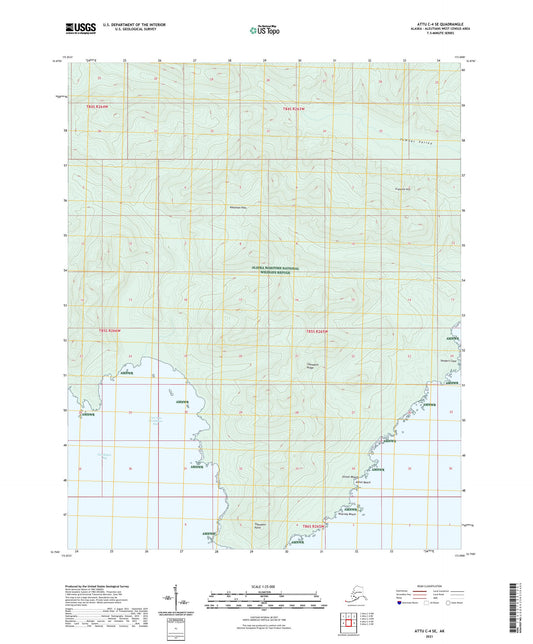 Attu C-4 SE Alaska US Topo Map Image