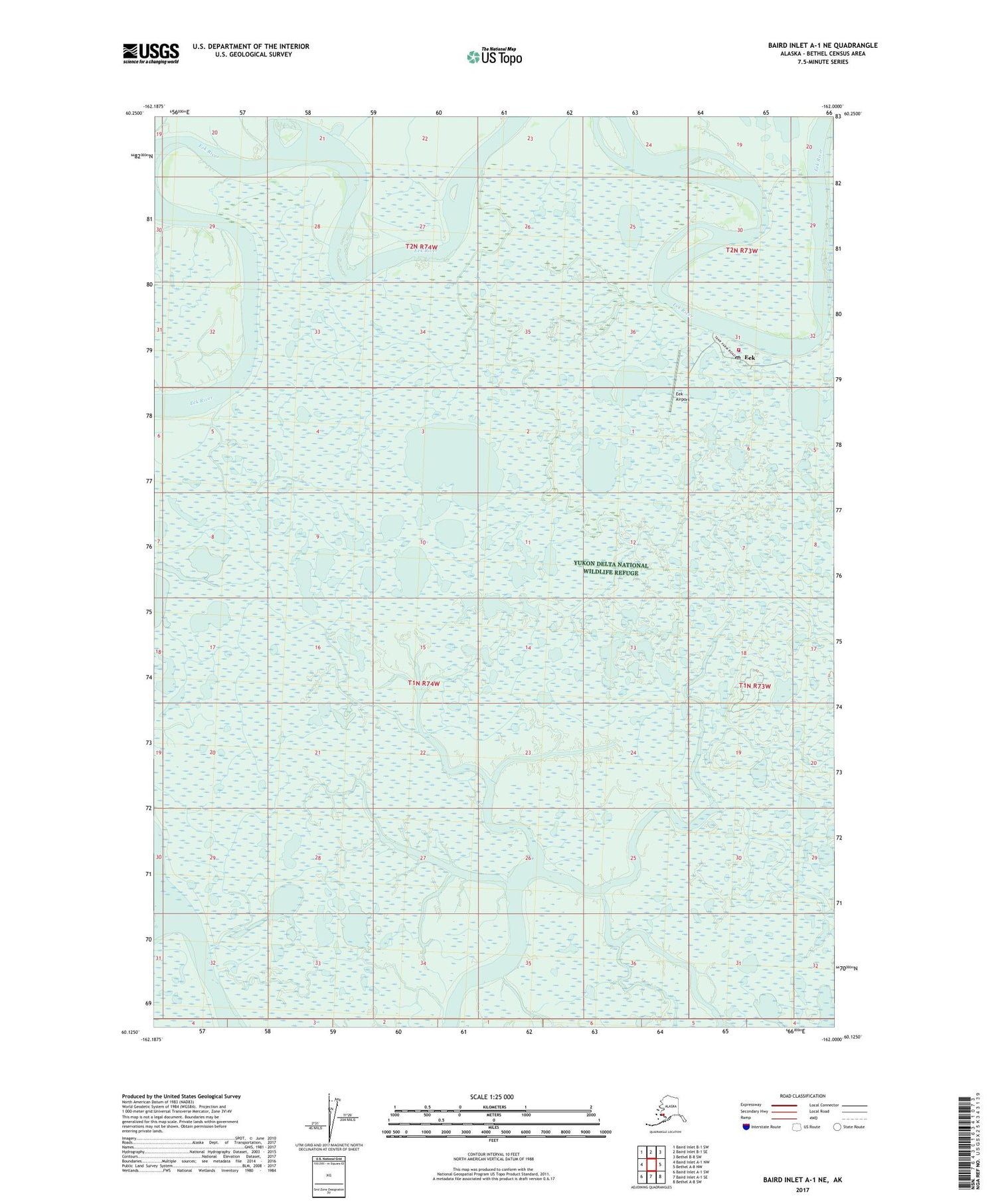 Baird Inlet A-1 NE Alaska US Topo Map Image