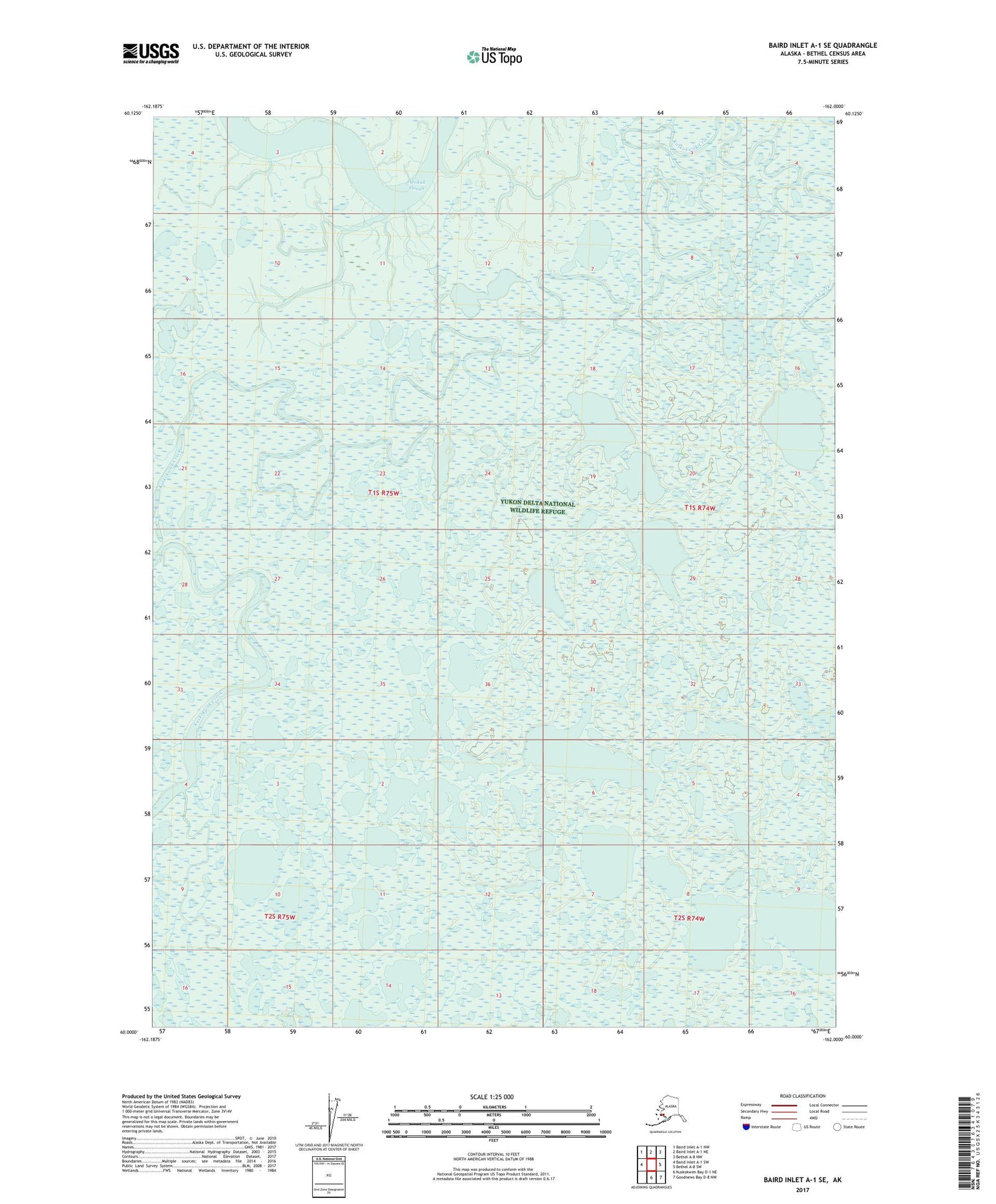 Baird Inlet A-1 SE Alaska US Topo Map Image