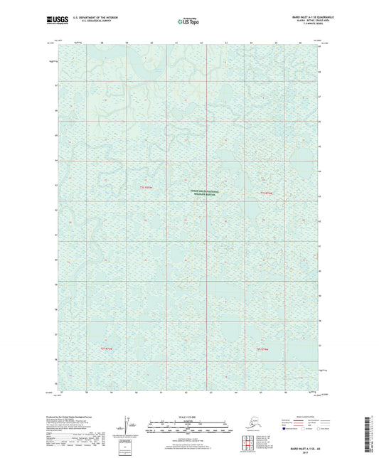 Baird Inlet A-1 SE Alaska US Topo Map Image