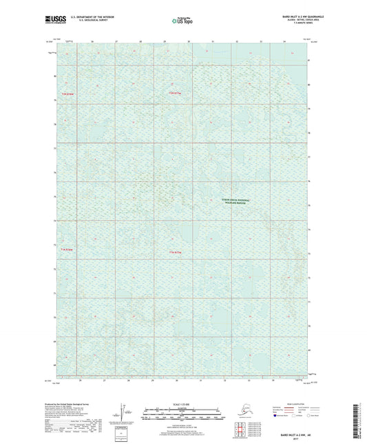 Baird Inlet A-2 NW Alaska US Topo Map Image