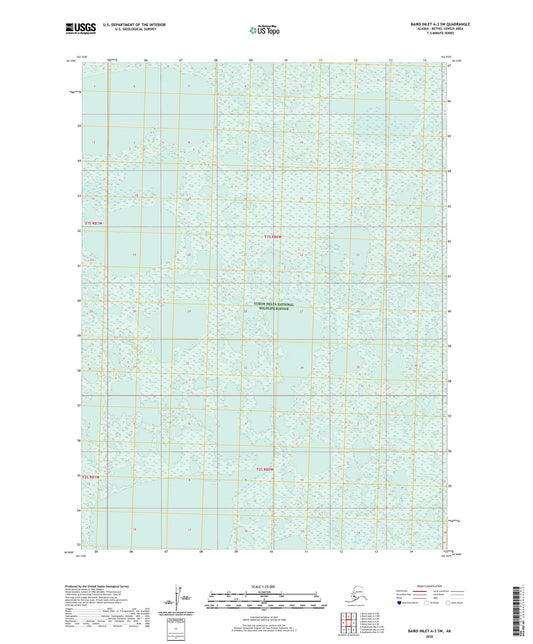 Baird Inlet A-3 SW Alaska US Topo Map Image