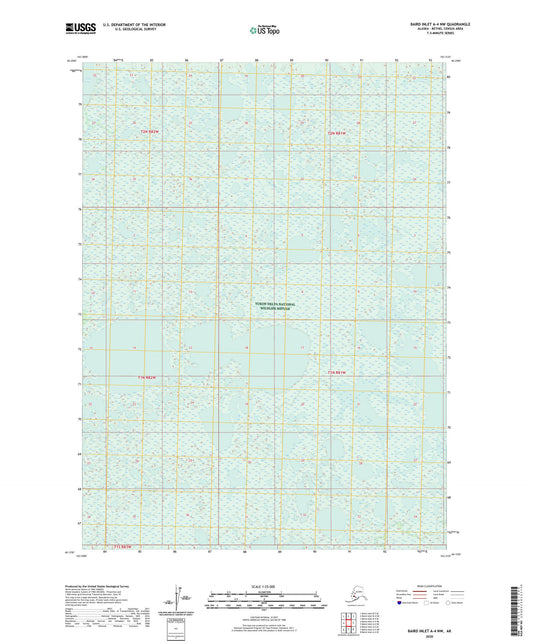 Baird Inlet A-4 NW Alaska US Topo Map Image