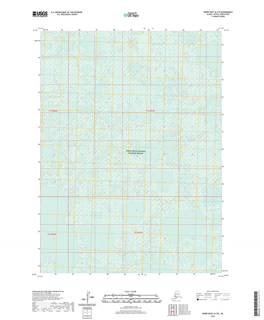 Baird Inlet A-4 SE Alaska US Topo Map Image