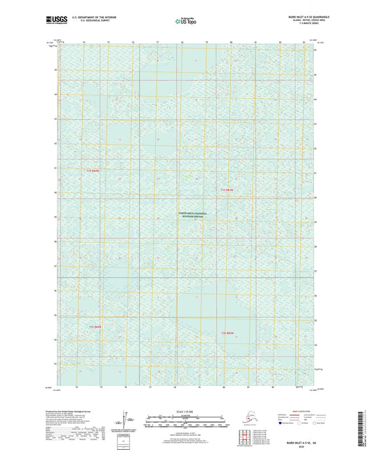 Baird Inlet A-5 SE Alaska US Topo Map Image