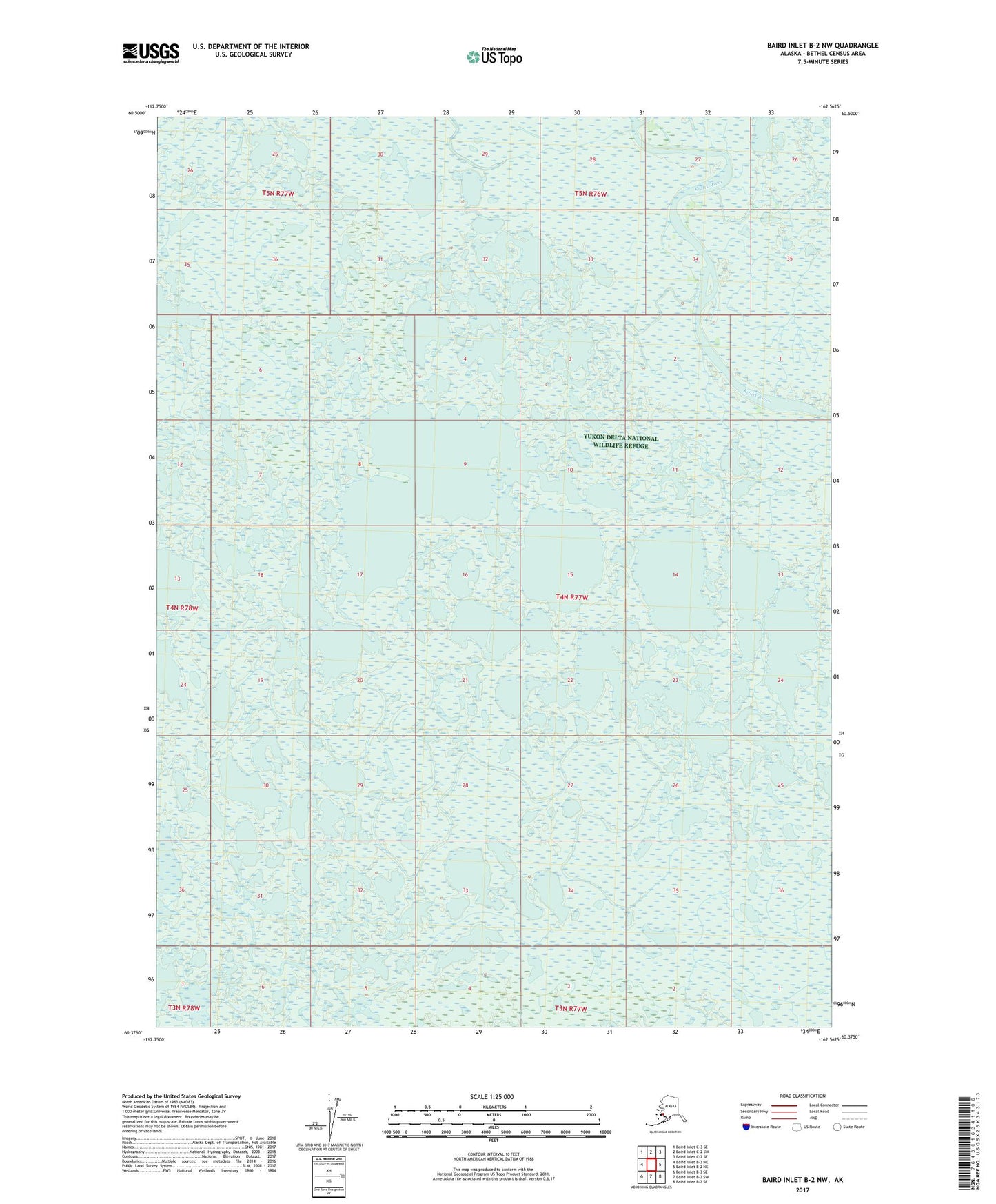 Baird Inlet B-2 NW Alaska US Topo Map Image