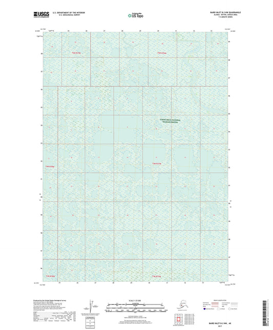 Baird Inlet B-2 NW Alaska US Topo Map Image