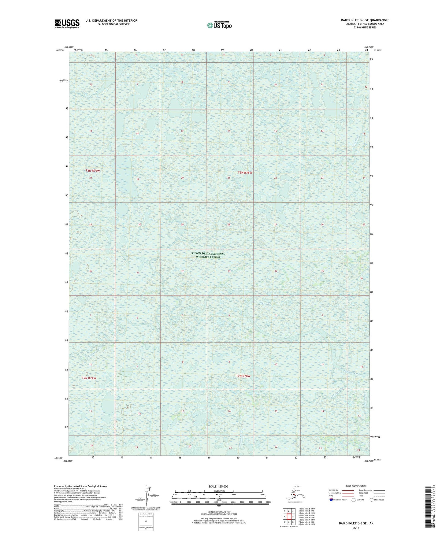 Baird Inlet B-3 SE Alaska US Topo Map Image