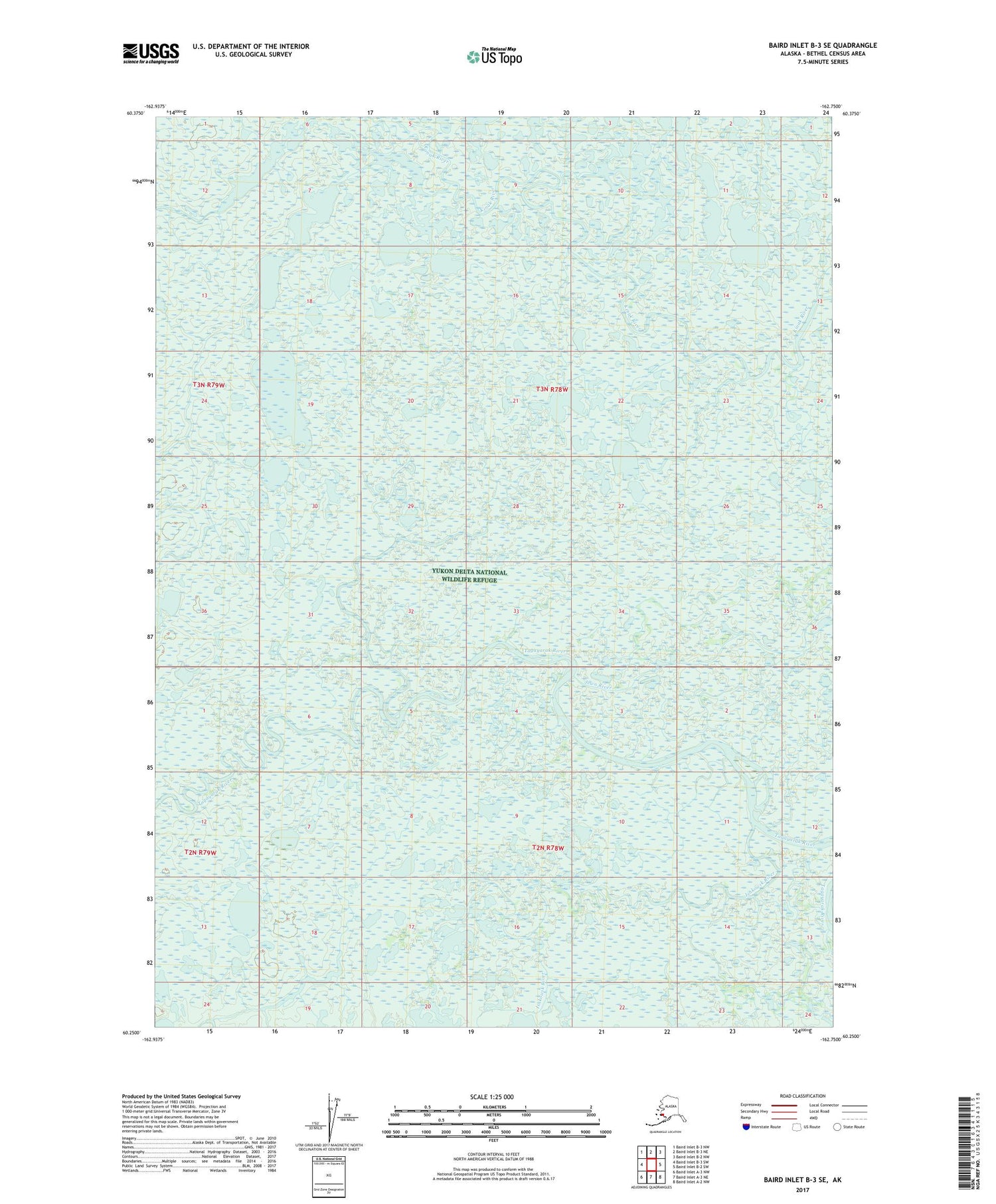 Baird Inlet B-3 SE Alaska US Topo Map Image