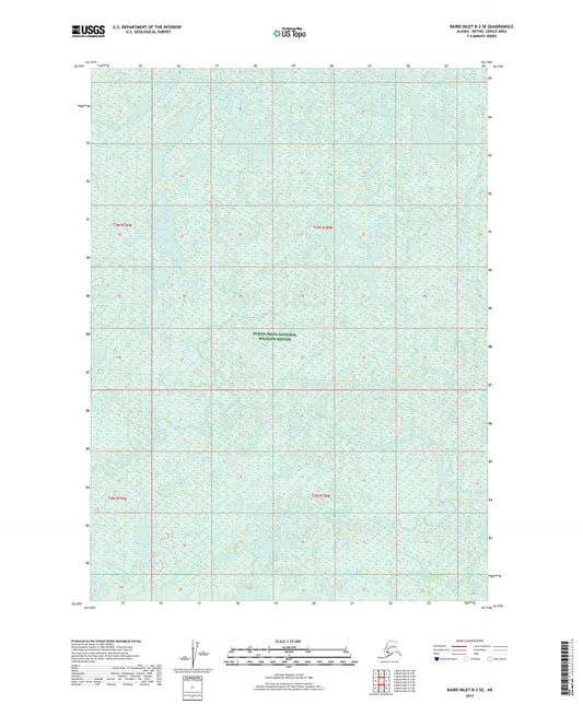 Baird Inlet B-3 SE Alaska US Topo Map Image
