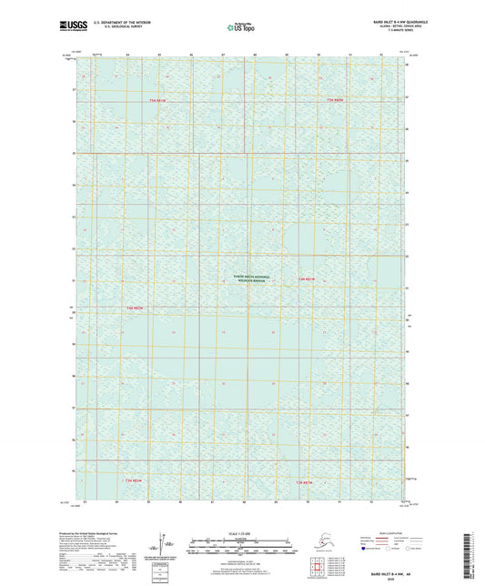 Baird Inlet B-4 NW Alaska US Topo Map Image