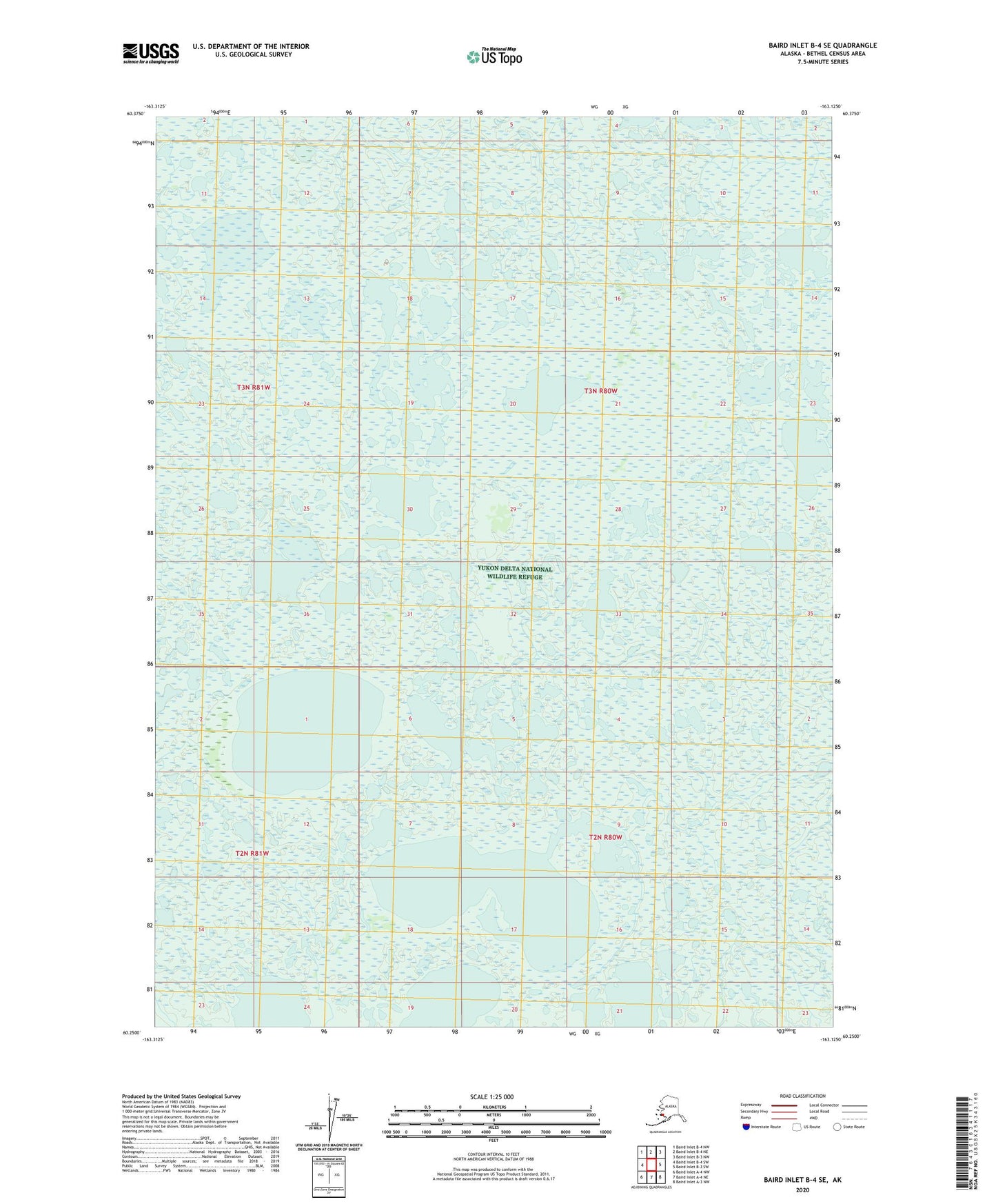 Baird Inlet B-4 SE Alaska US Topo Map Image